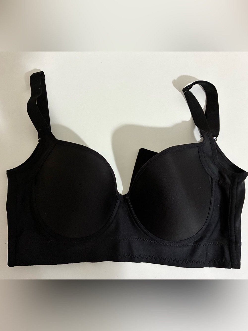 Shapedly Smooth Black Full Coverage Underwire Bra